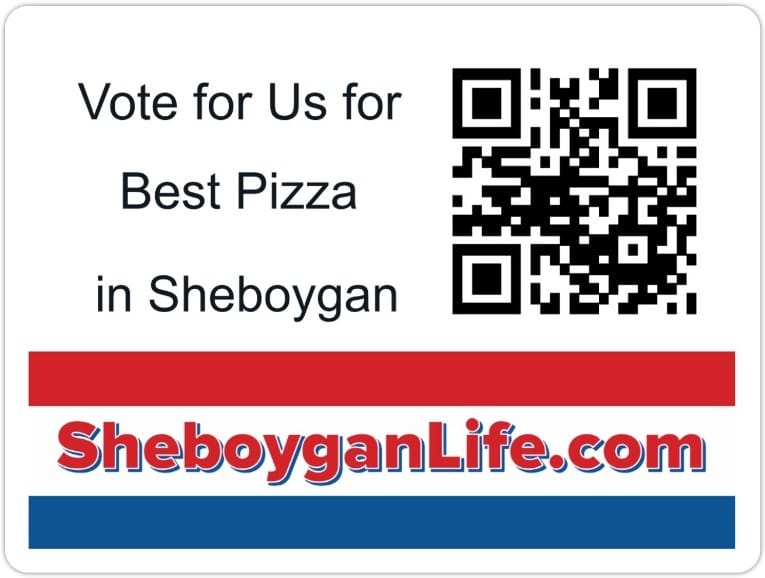 Vote for us for best pizza in sheboygan