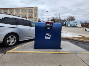 Usps drive up collection box post office location 1