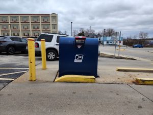 Usps drive up collection box post office location 2