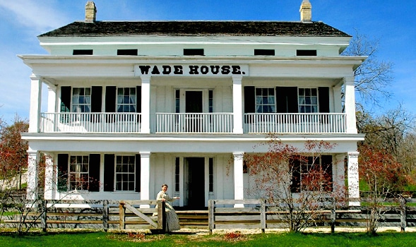 Historic wade house, an 1850s stagecoach inn and wisconsin historical society site