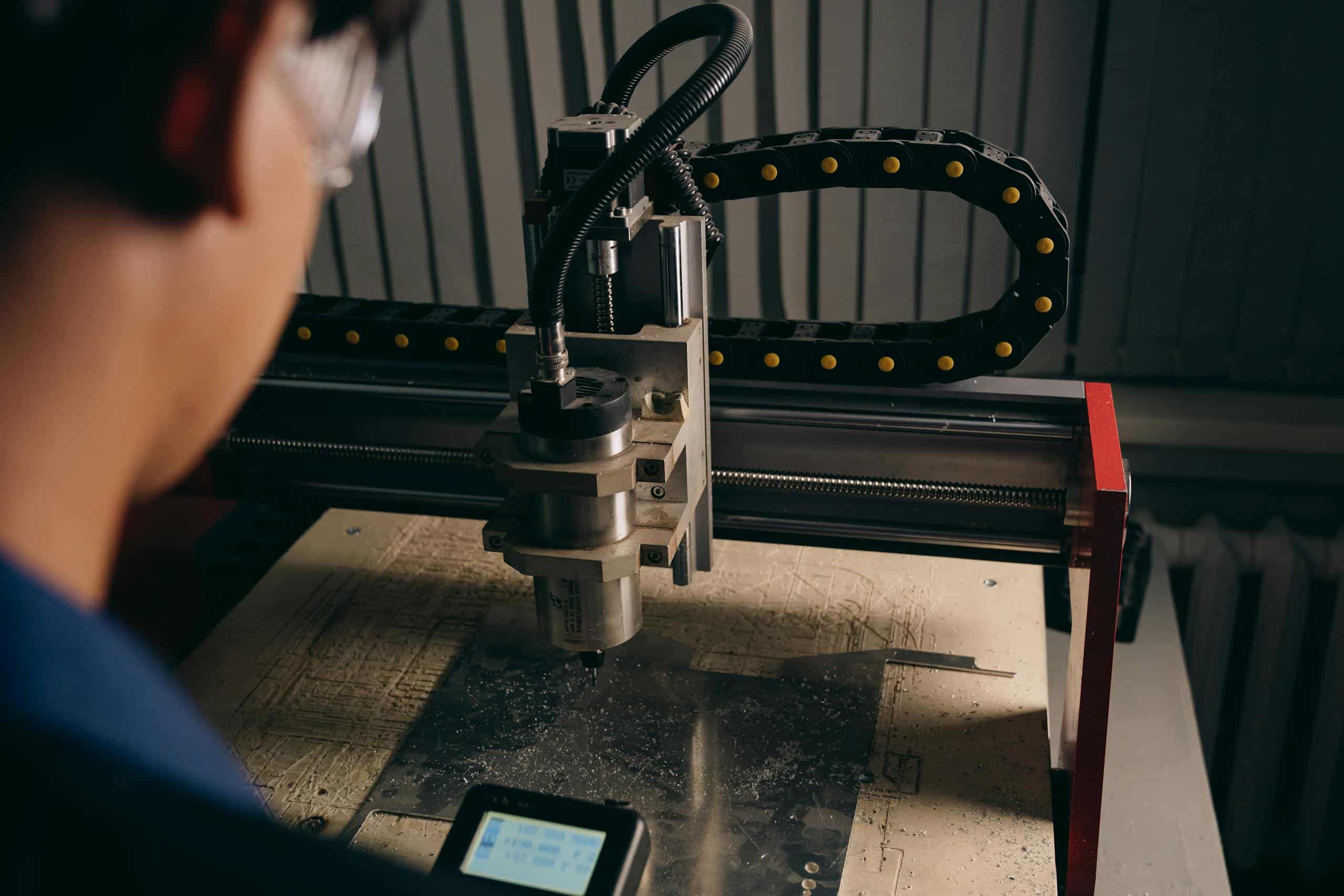 A machine in a workshop